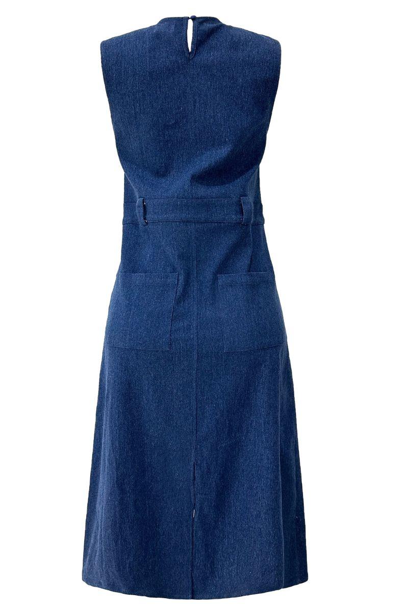 Asta Ns Long Dress | Blue Denim | Kjole fra Liberté - Image 4