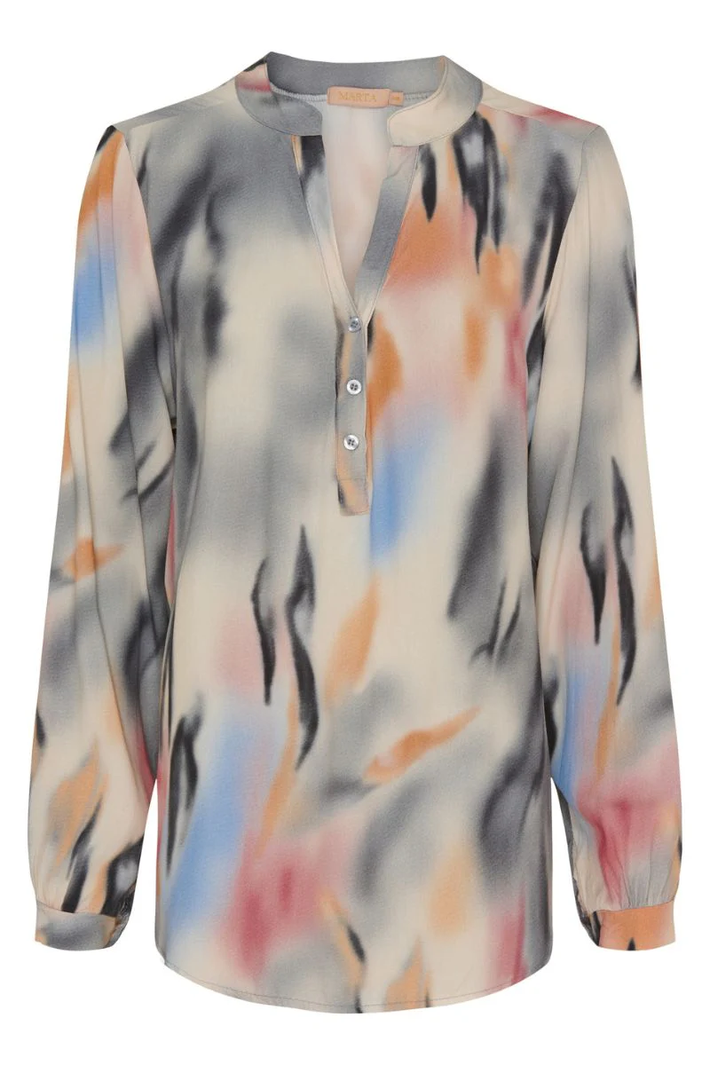 Astrid Shirt 8128 | Grigio q3006-11 | Skjorte fra Marta du Chateau - Image 2