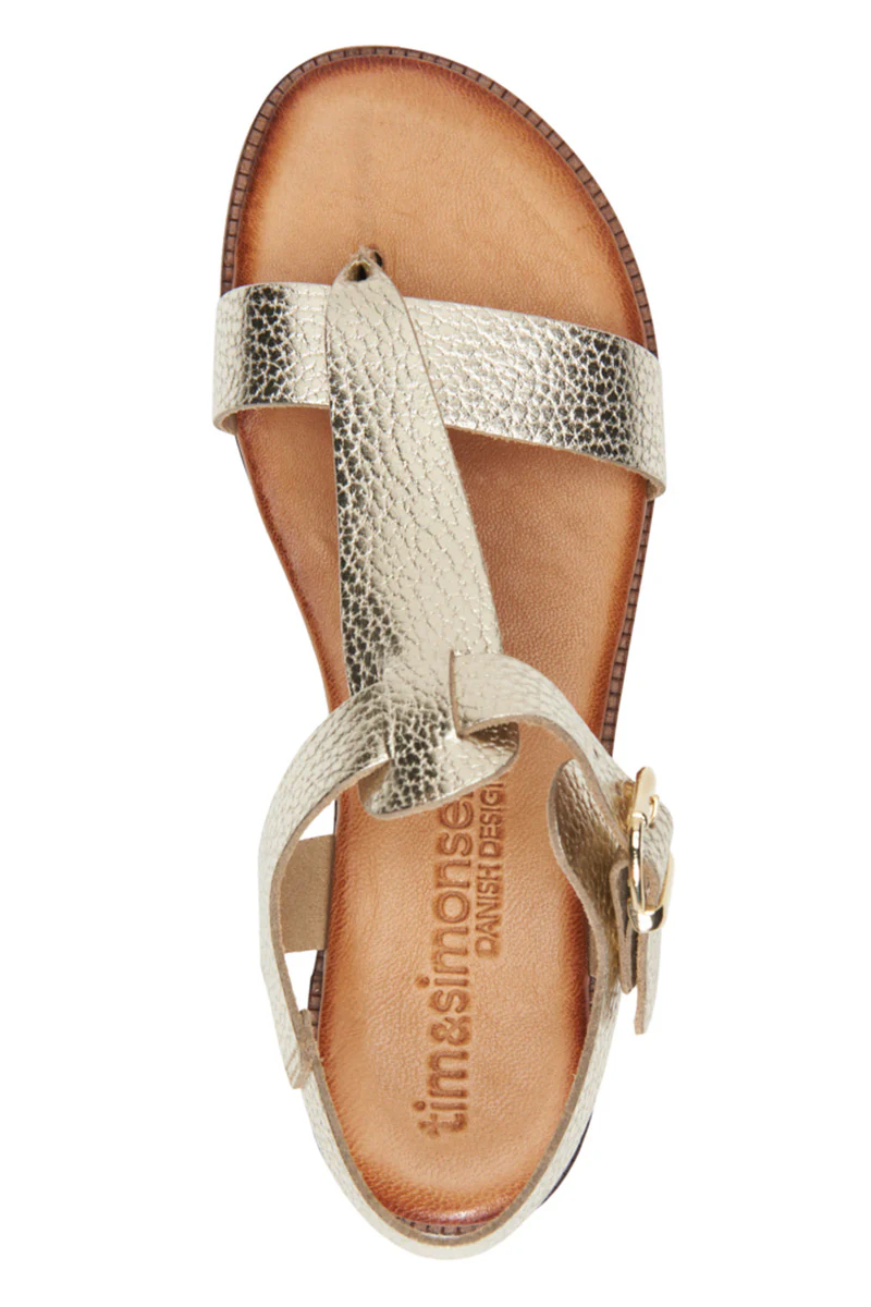 Athena Platino | Gold | Sandaler fra Tim & Simonsen - Image 3