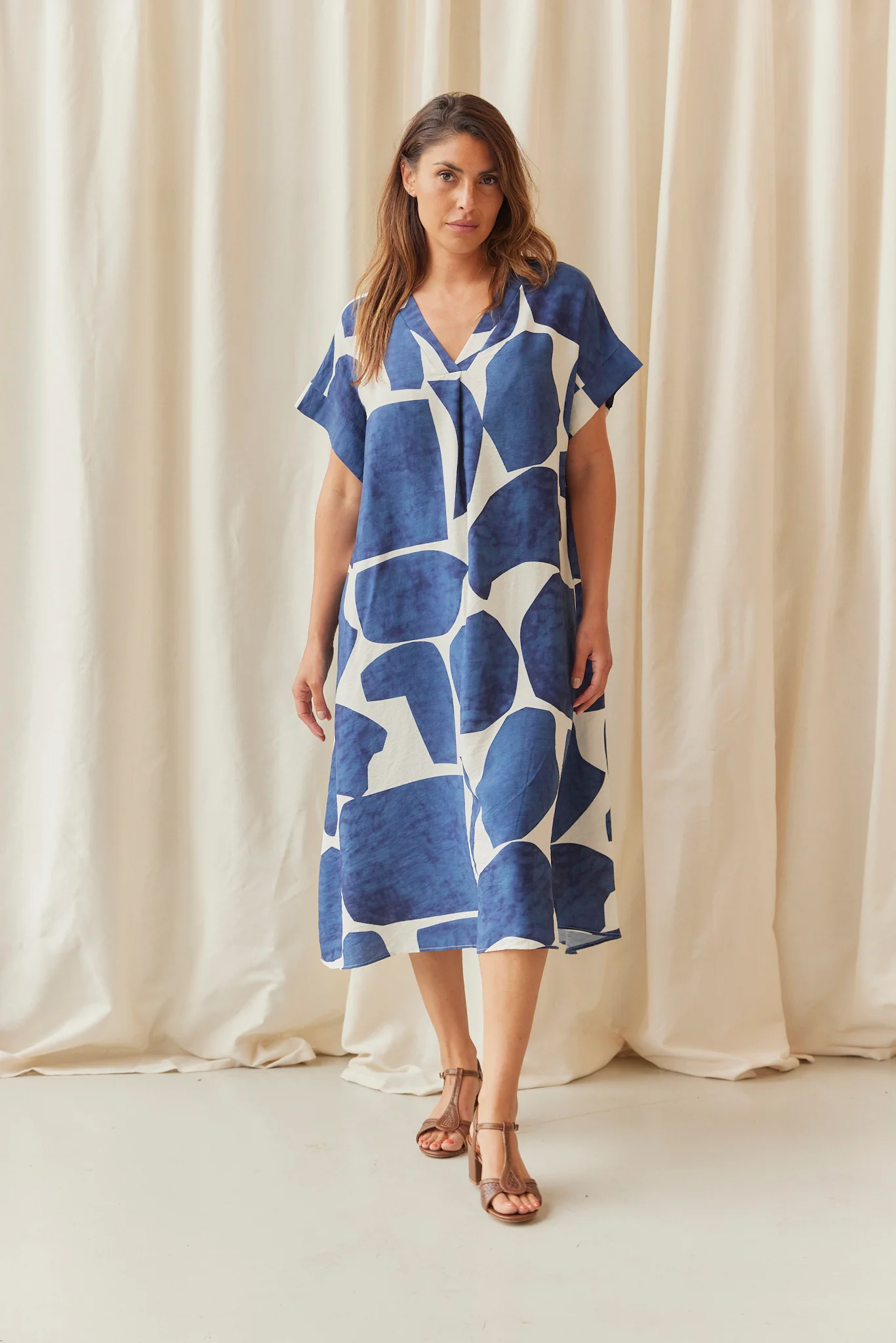 Aurelia Dress | Blue | French Laundry - Image 2