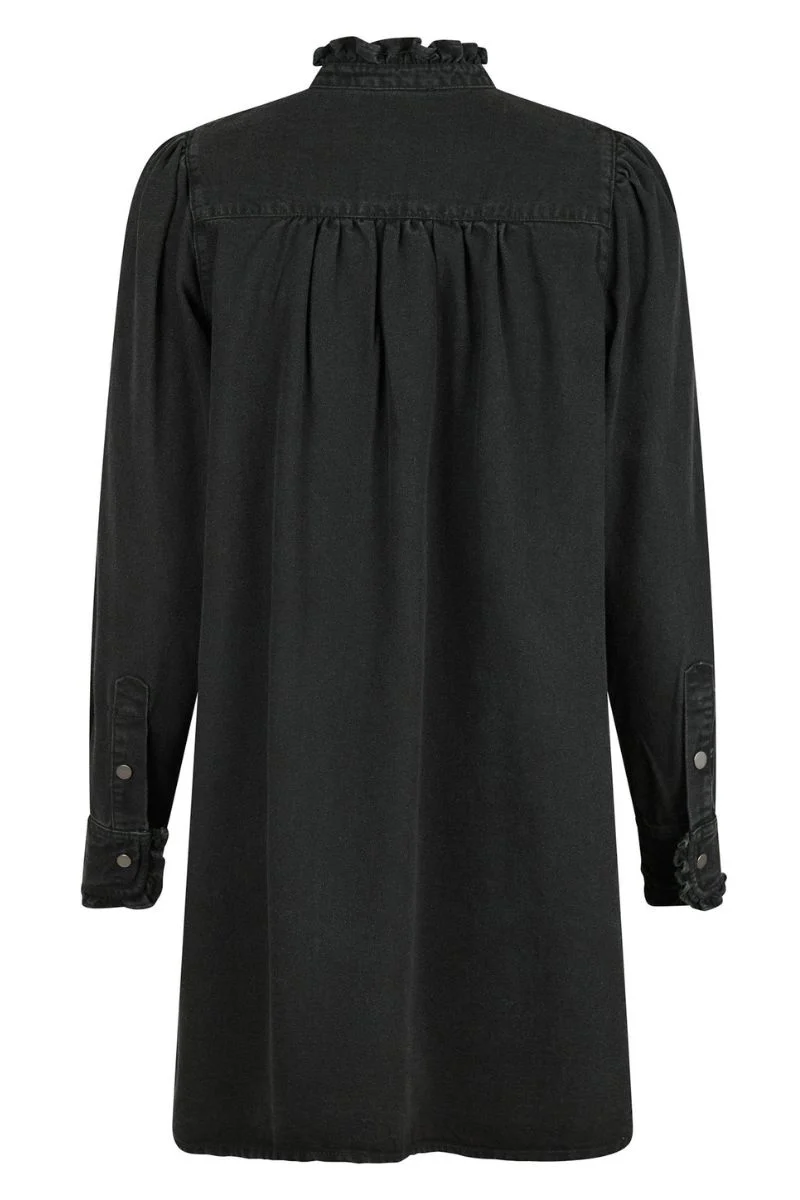 Ava Denim Dress | Black | Kjole fra Neo Noir - Image 4