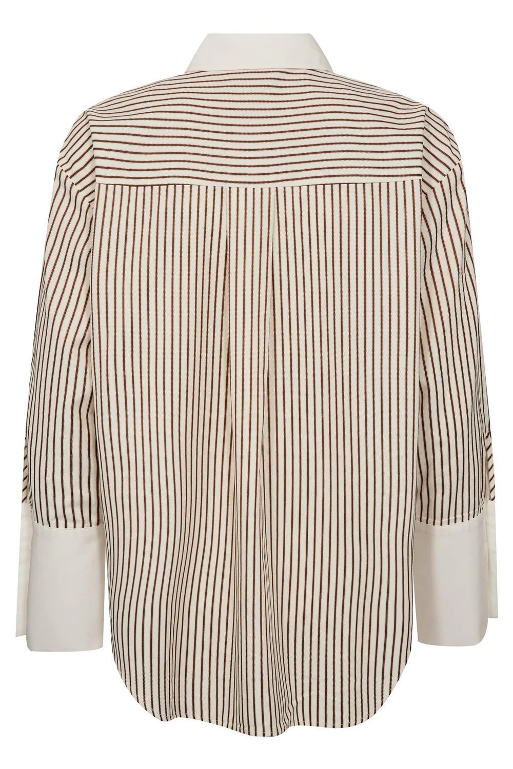 Avara Stripe Shirt 45085 | Bone/Brown | Bluse fra Co'couture - Image 4
