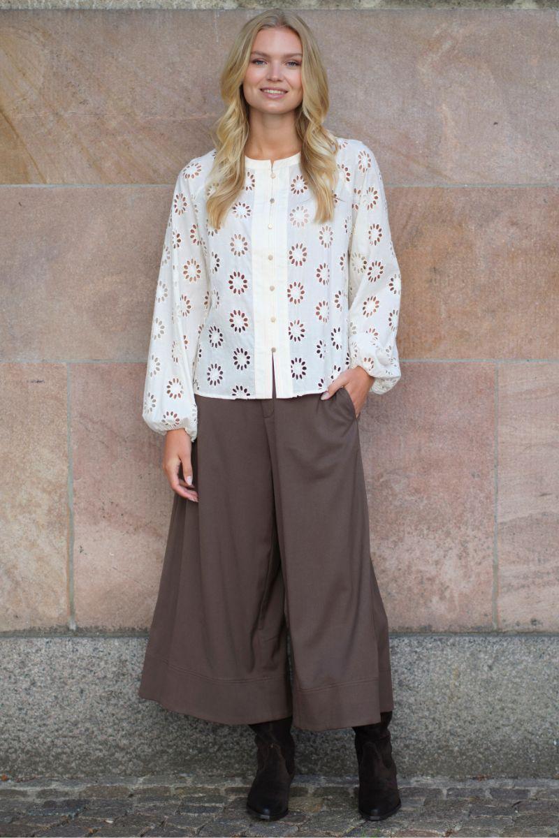 Avery Blouse 2820 | Off white | Bluse fra Prepair - Image 3