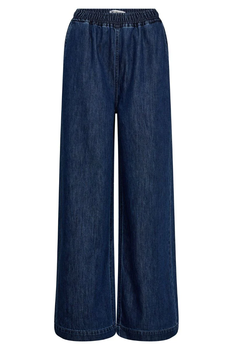 Azmina Denim Pant 31634 | Denim blue | Bukser fra Co'couture - Image 2