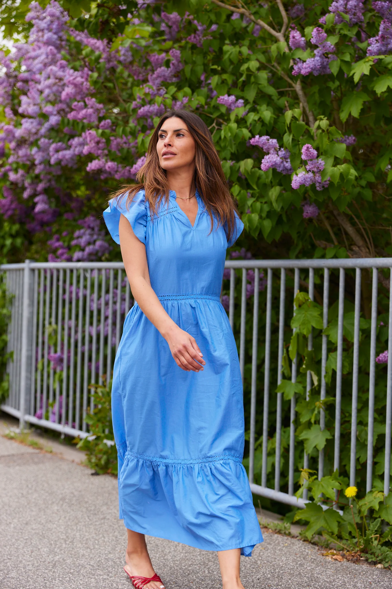Azure Long Dress | Sky Blue - Image 4