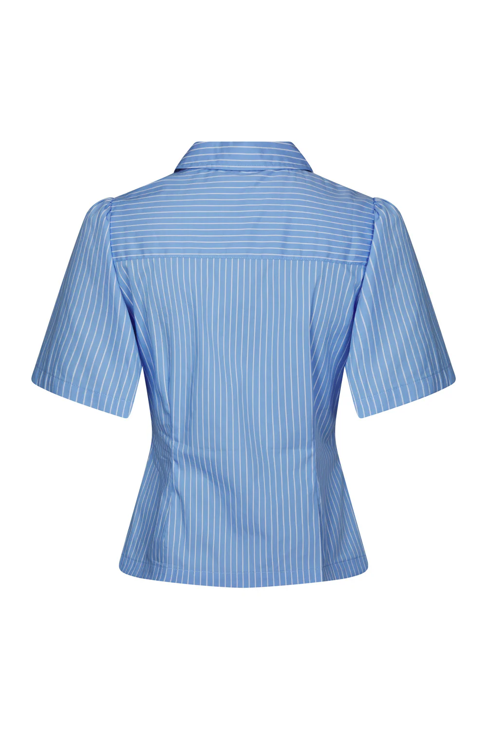 Balara Stripe Poplin Shirt | Light Blue | Bluse fra Neo Noir - Image 3