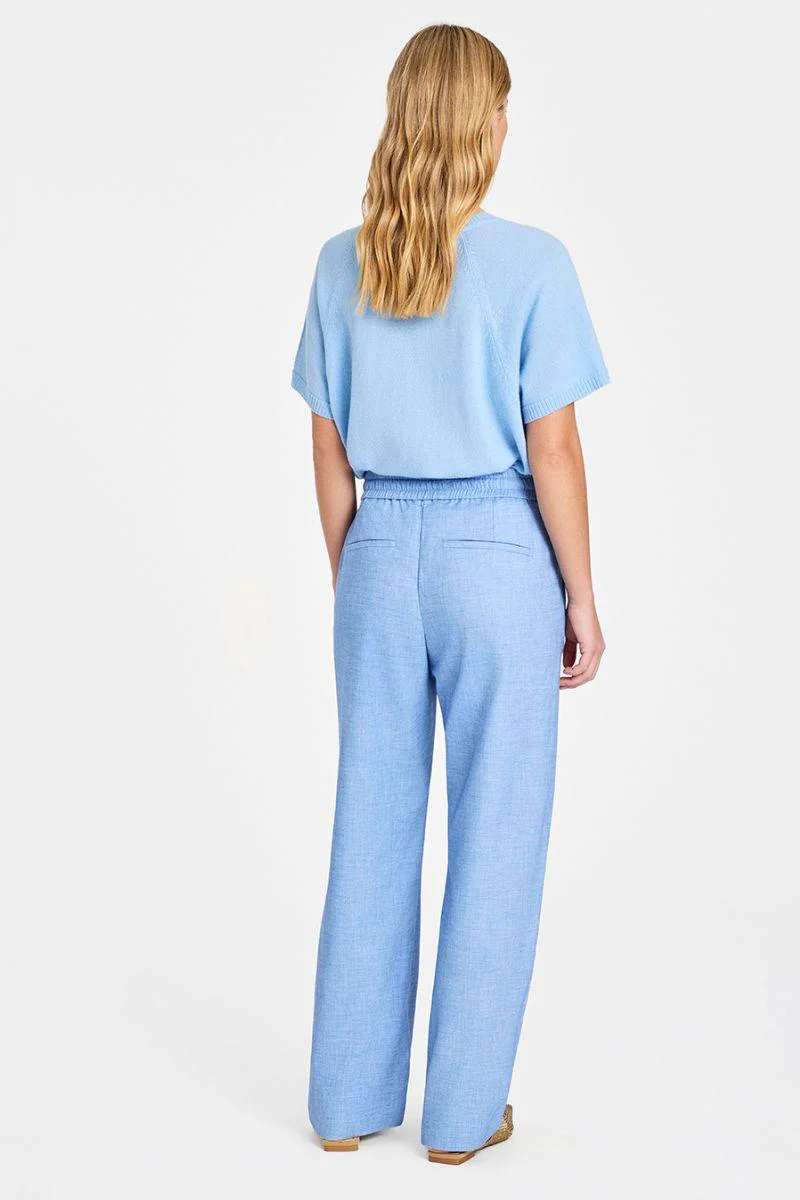 Bali long wide leg | VintagBlue | Bukser fra Gustav - Image 6