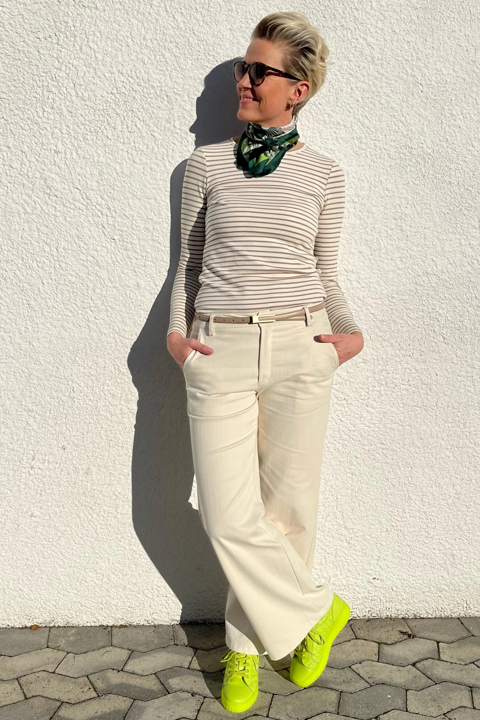 Box Pant | Off White | Bukser fra Black Colour - Image 3