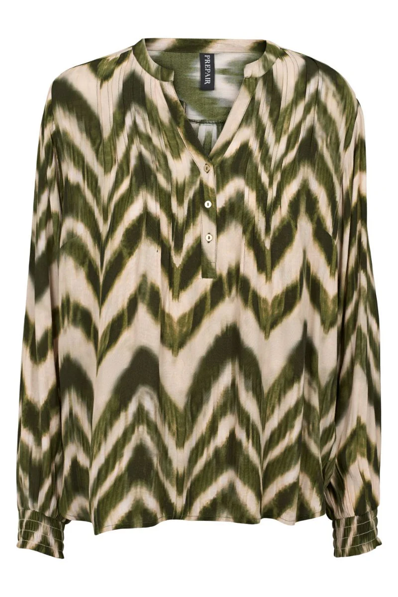 Belinda Blouse | Green | Bluse fra Prepair - Image 2