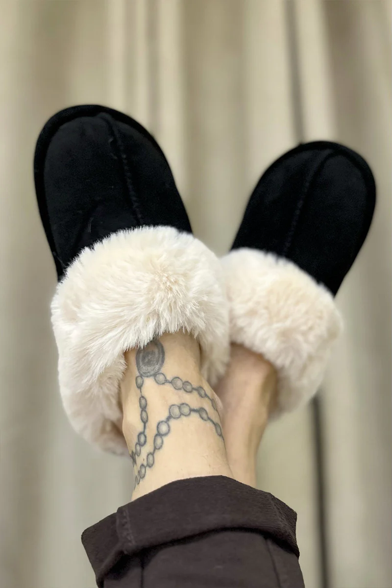 Bello Star Slippers | Black | Sutsko fra Lazy Bear - Image 5
