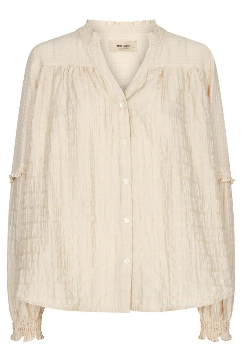 Benedetta Blouse | Birch | Bluse fra Mos Mosh - Image 3