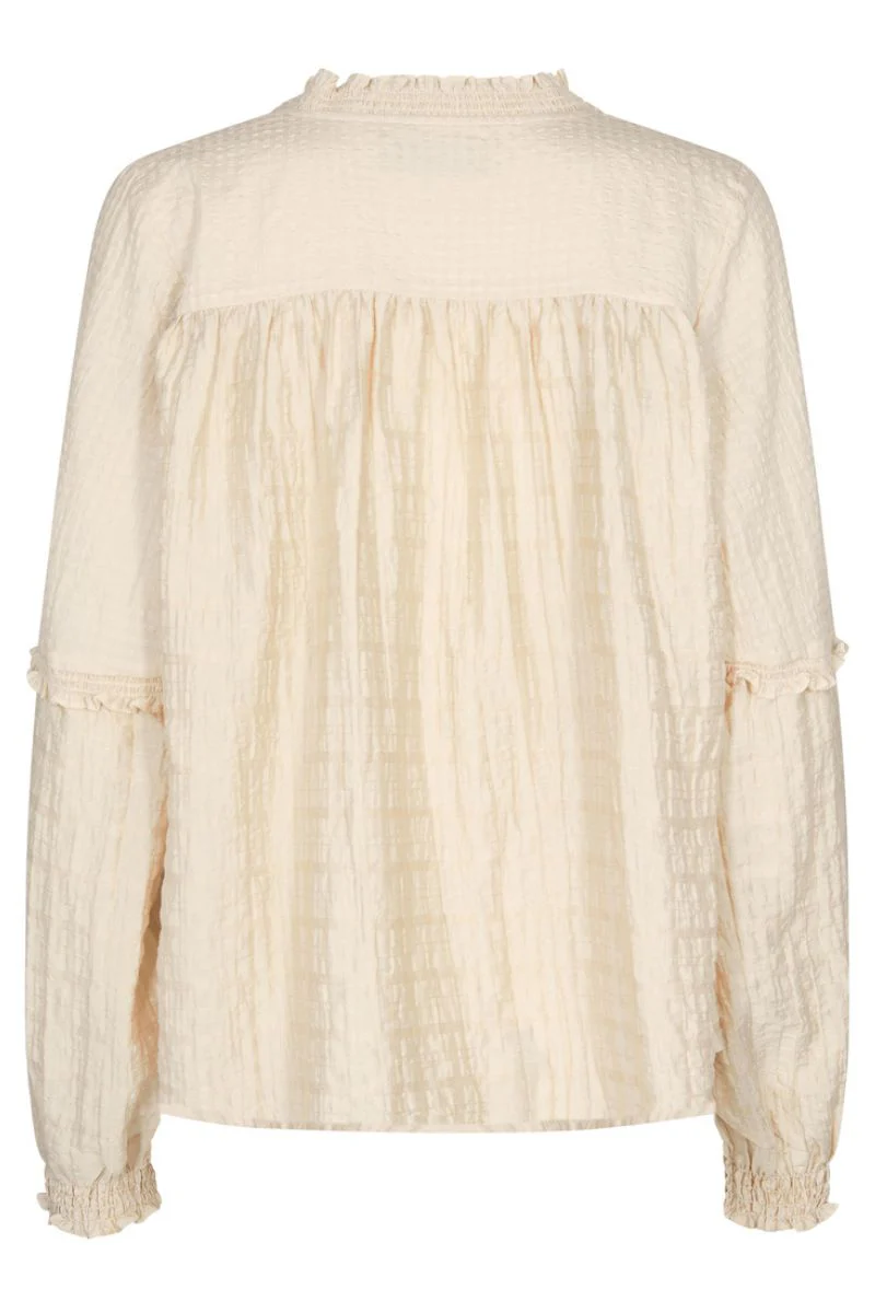 Benedetta Blouse | Birch | Bluse fra Mos Mosh - Image 5