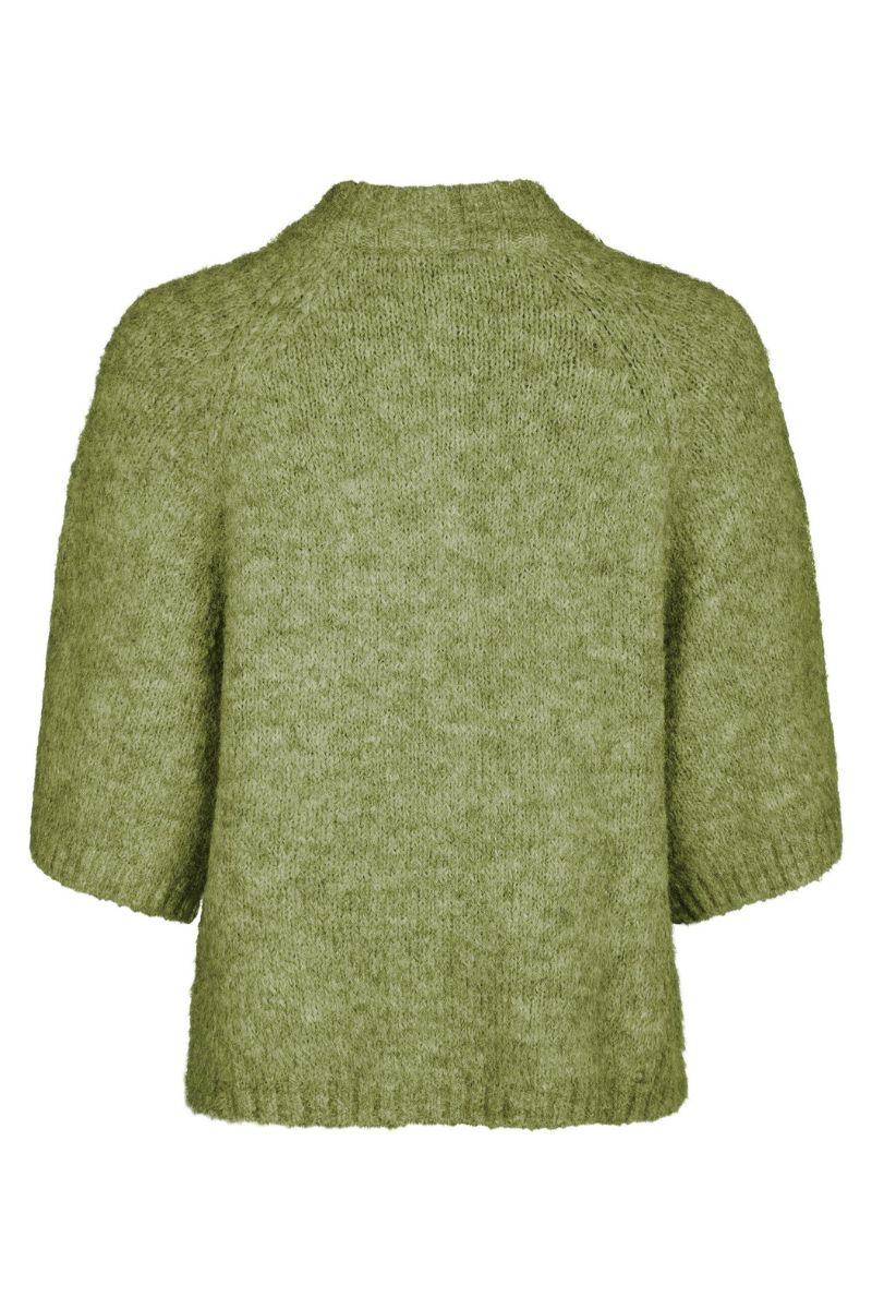 Benuta Fluffy Knit Cardigan | Dusty Green | Strik fra Neo Noir - Image 4