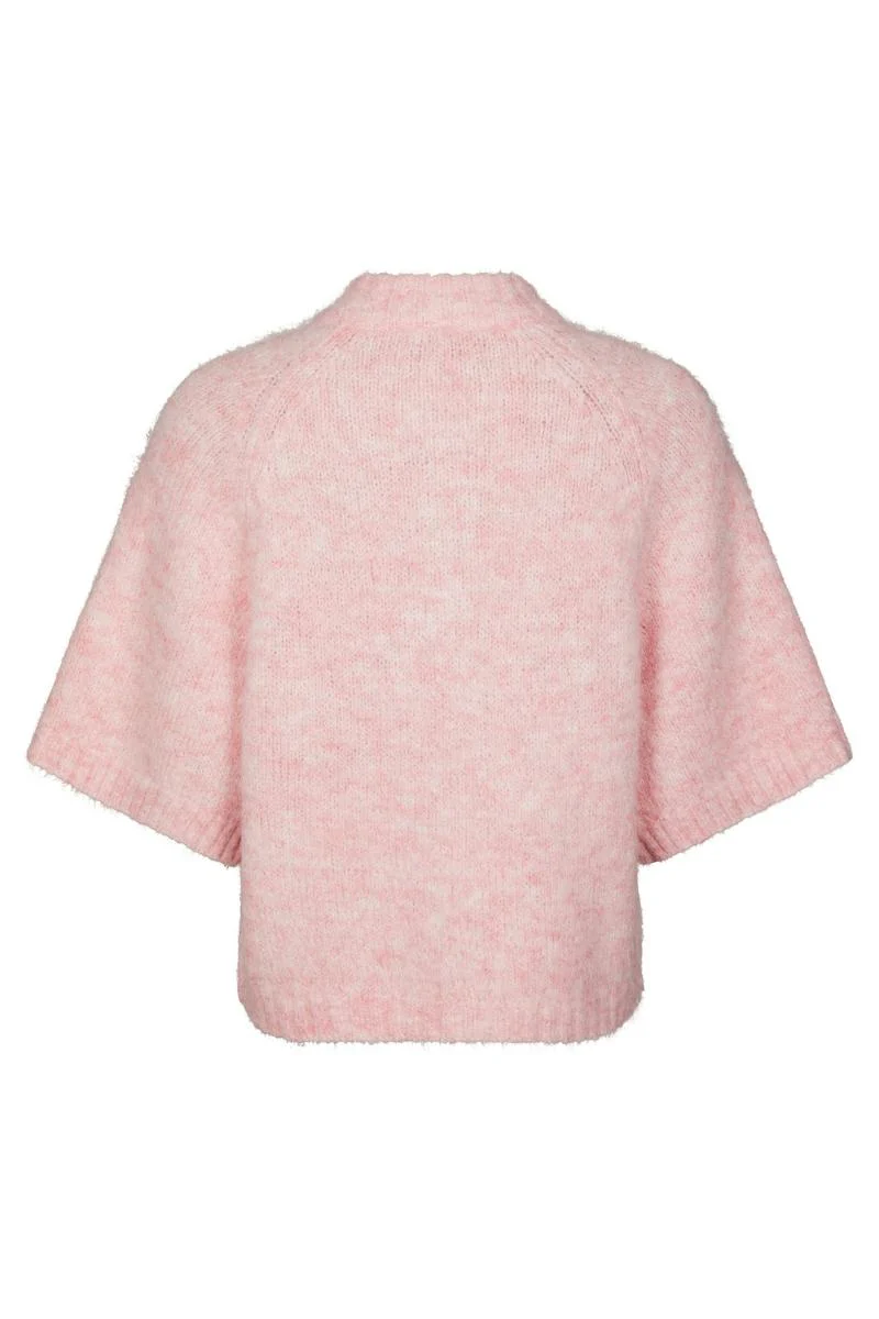 Benuta Fluffy Knit Cardigan | Light Pink | Strik fra Neo Noir - Image 4