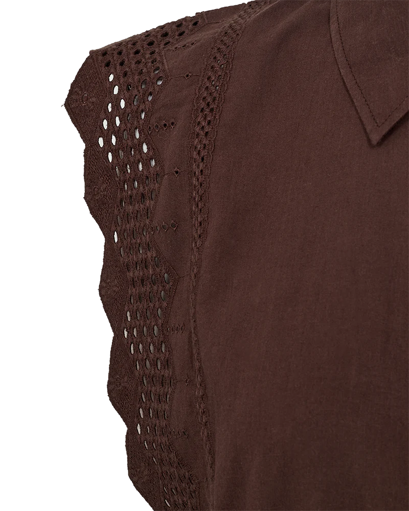 Bina Blouse 208208 | Coffee Bean - Image 3