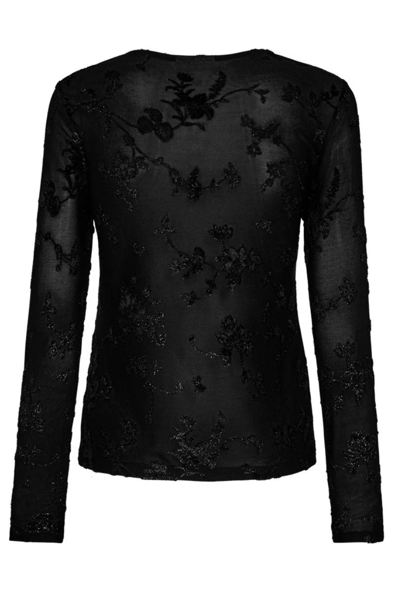 Biska Blouse 207124 | Black | Bluse fra Freequent - Image 2