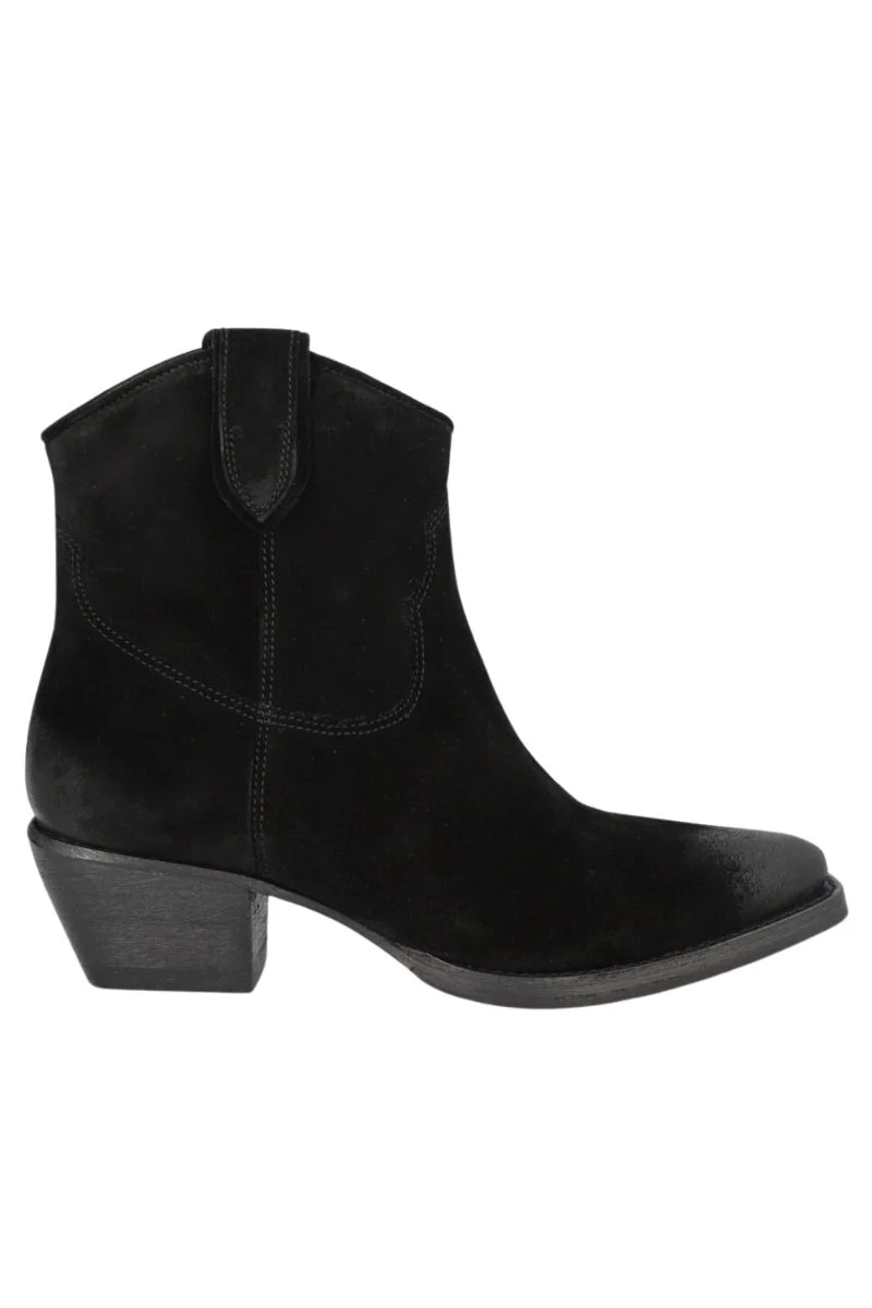 A4742 | Black Babysilk Suede 500 | Støvler fra Billi Bi - Image 3