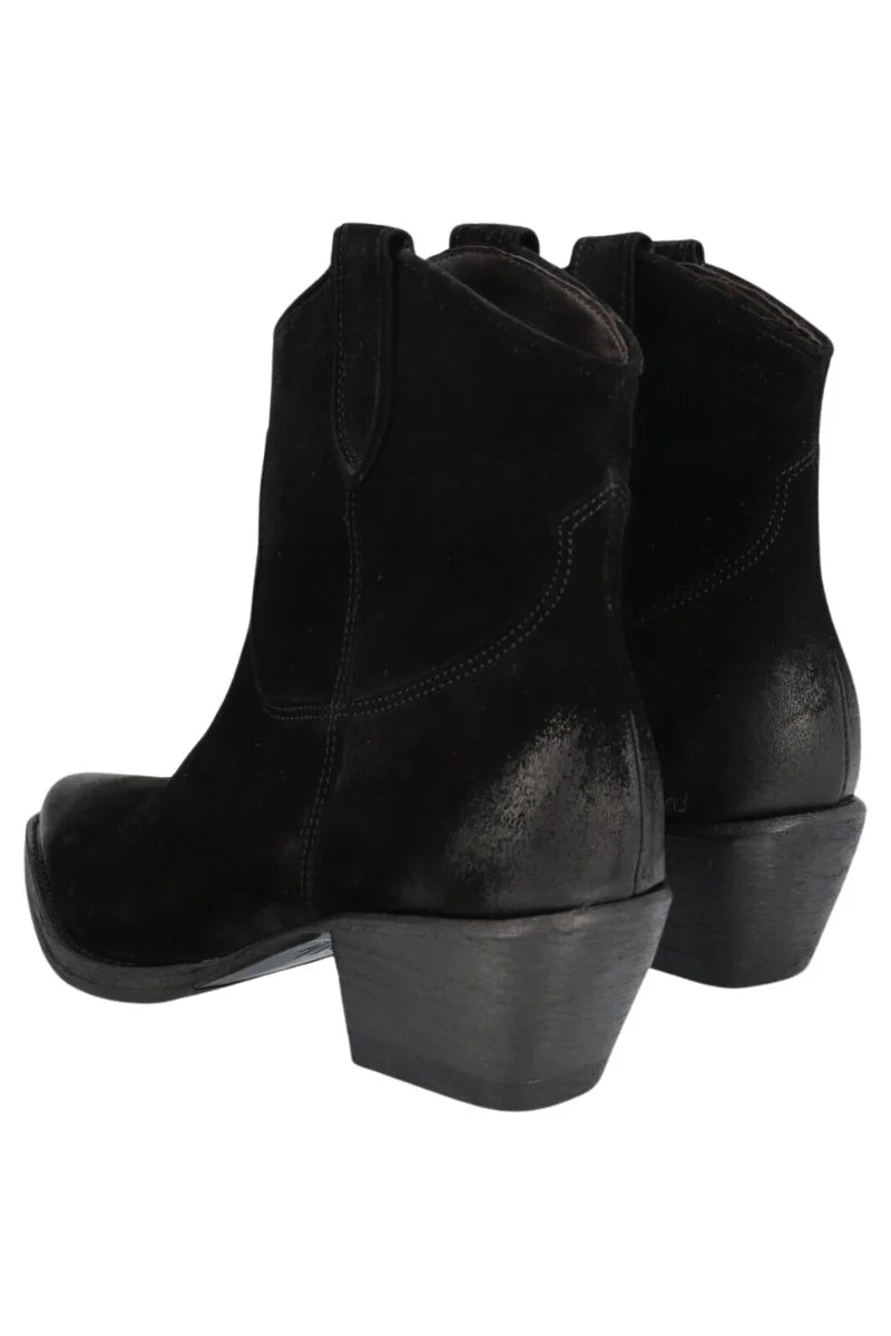A4742 | Black Babysilk Suede 500 | Støvler fra Billi Bi - Image 5