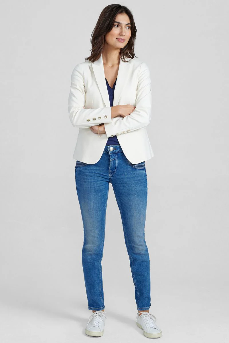Blake Night Blazer | Ecru | Blazer fra Mos Mosh - Image 6