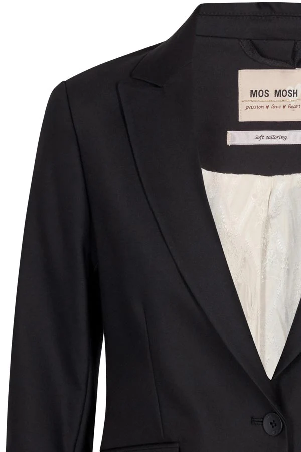 Blake Night Blazer | Black | Blazer fra Mos Mosh - Image 6