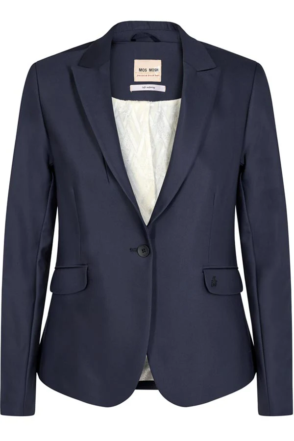 Blake Night Blazer | Navy | Blazer fra Mos Mosh - Image 2