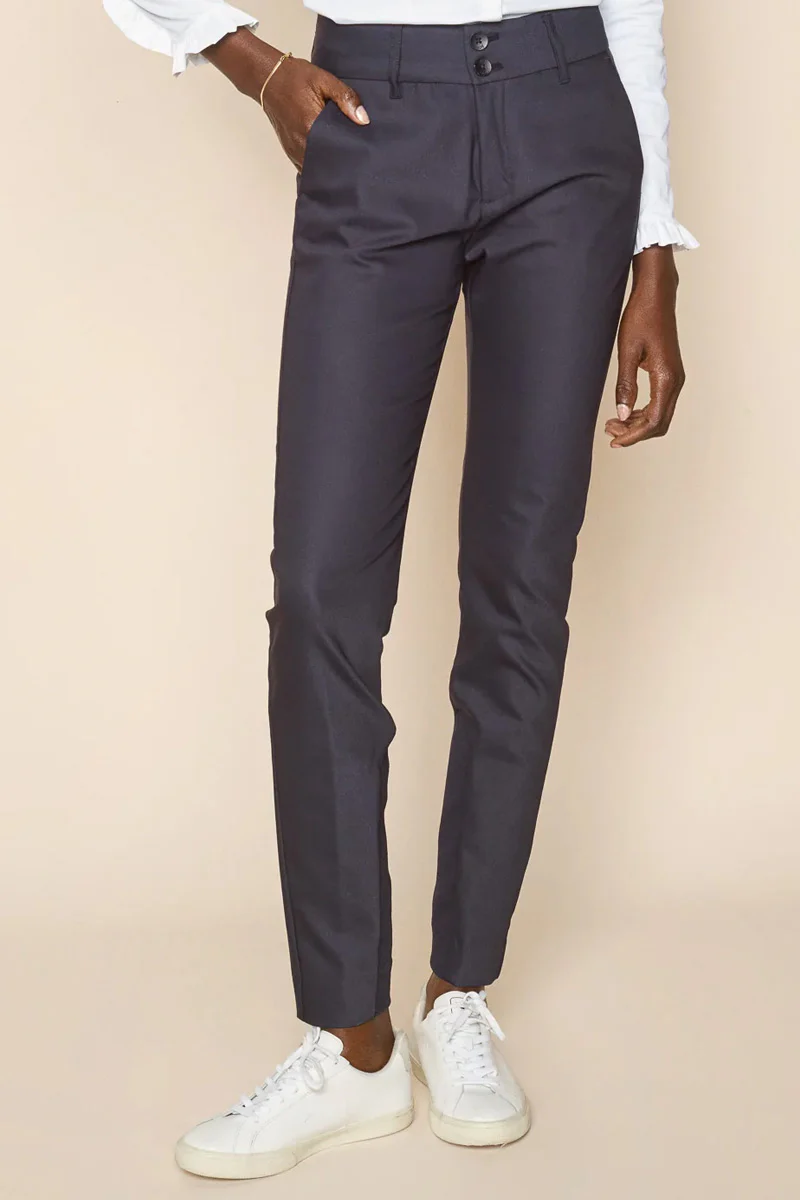 Blake Night Pant | Navy | Bukser fra Mos Mosh - Image 4