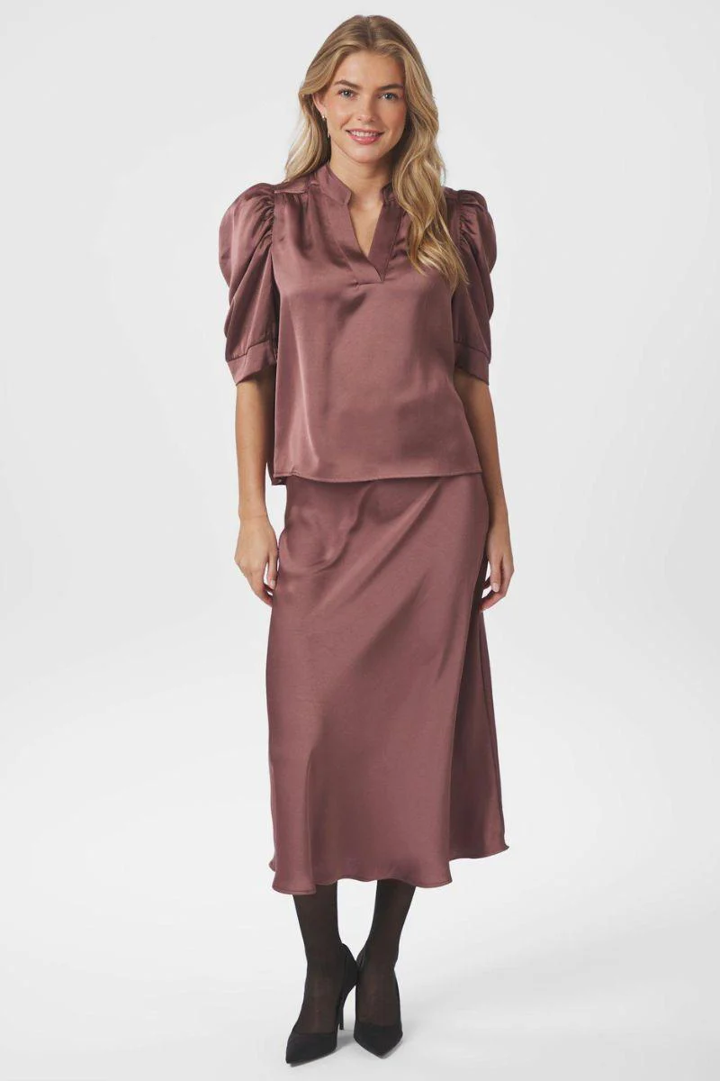 Bovary Skirt | Dark Rose | Nederdel fra Neo Noir - Image 6