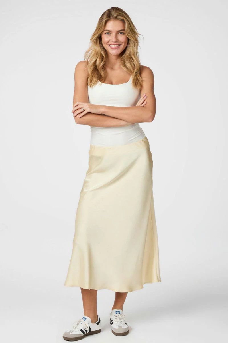 Bovary Skirt | Light Yellow | Nederdel fra Neo Noir - Image 2