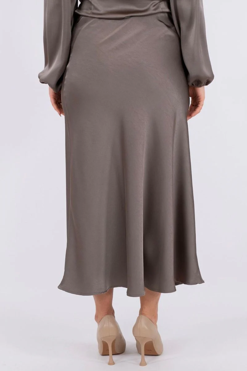 Bovary Skirt | Warm Grey | Nederdel fra Neo Noir - Image 5