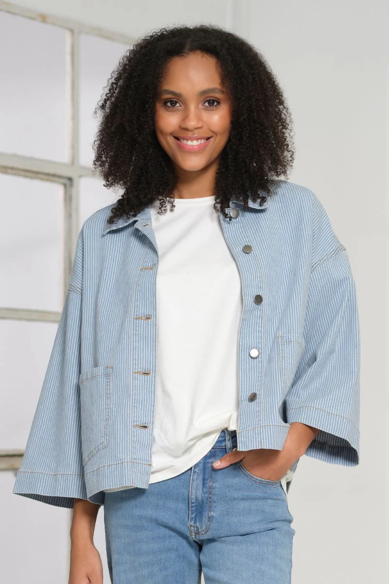 Bree Jacket 2747 | Light blue | Jakke fra Prepair - Image 3