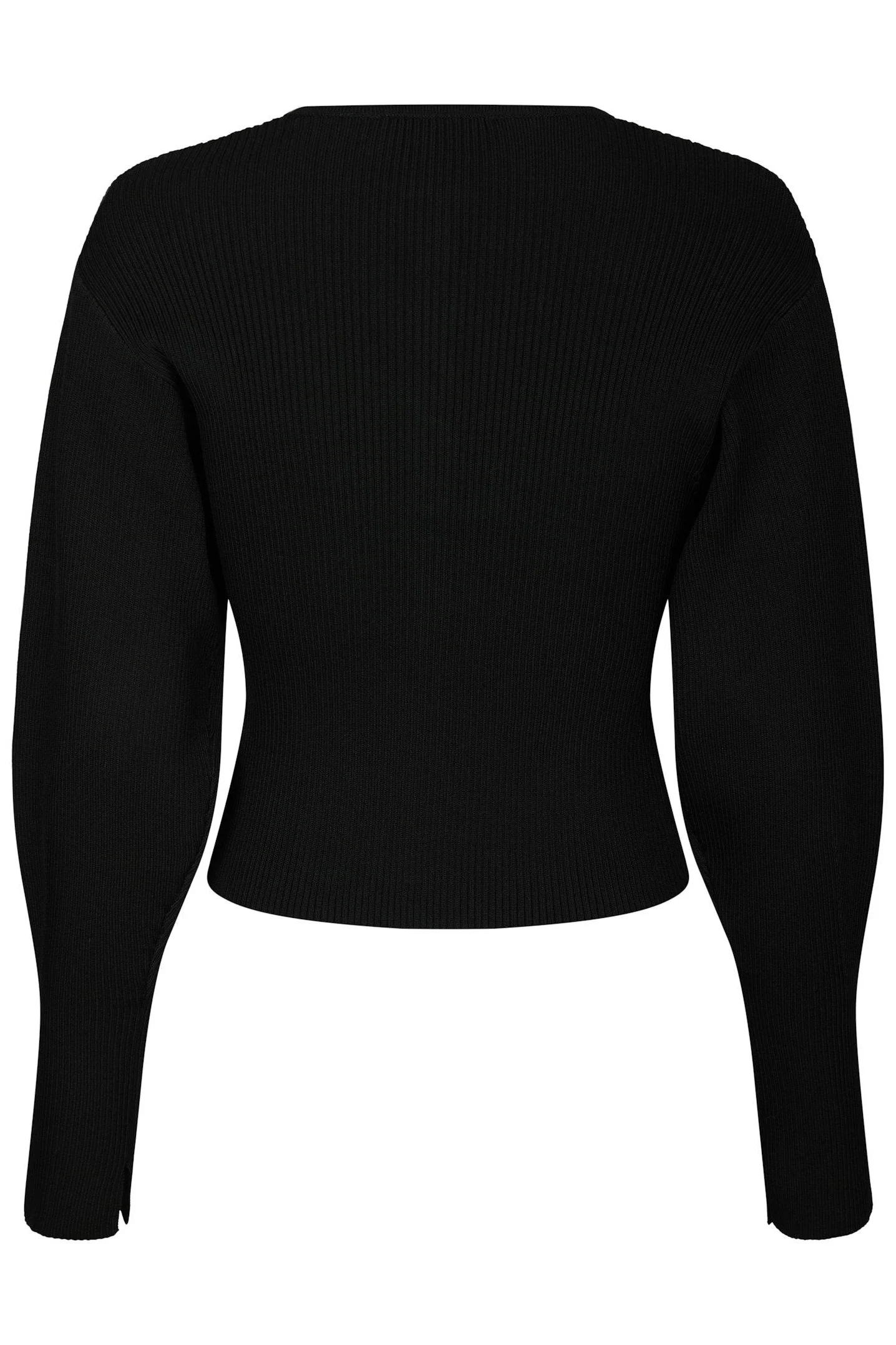 Briano Stitch Knit Cardigan | Black | Strik fra Neo Noir - Image 6