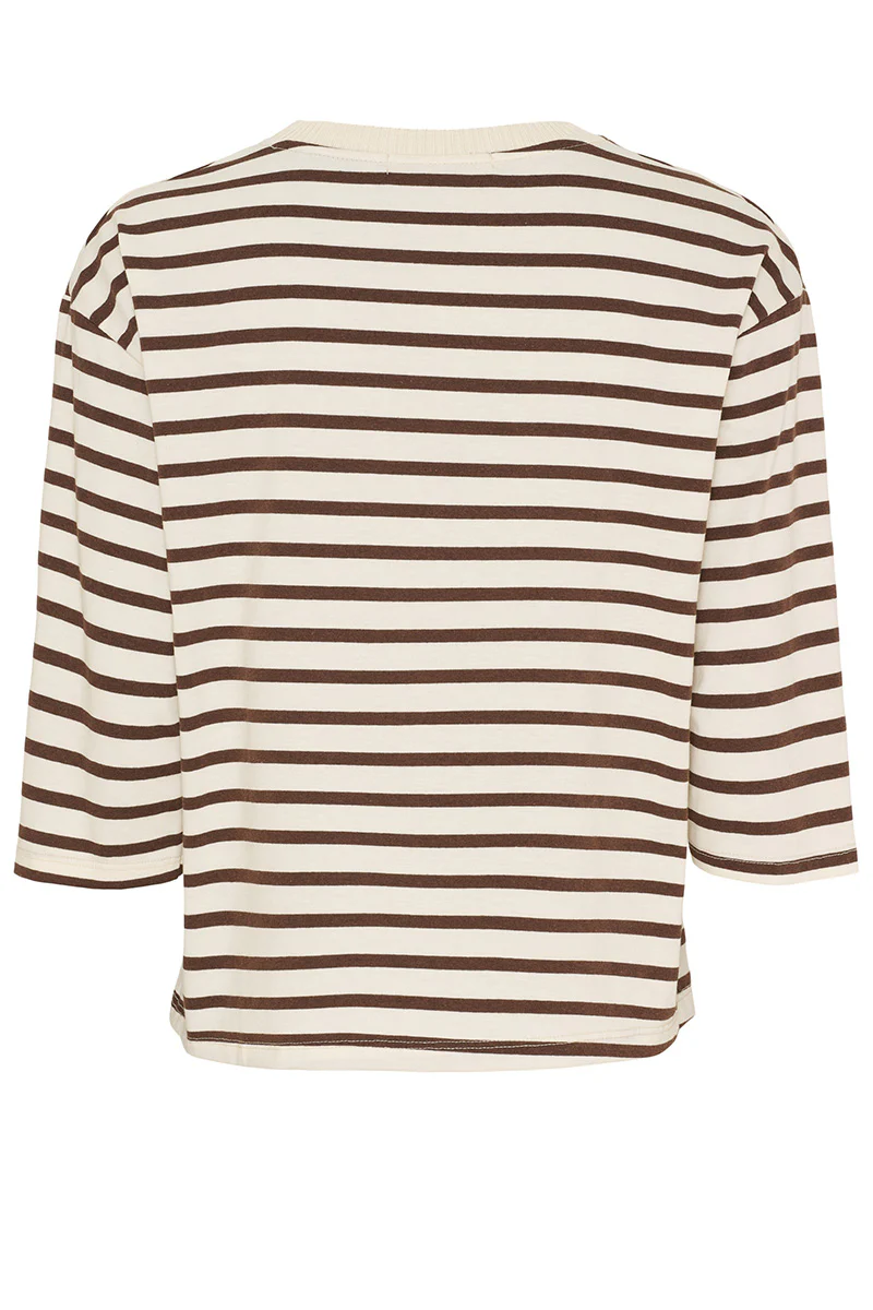 Brooklyn Tee | Beige/Moro | T-shirt fra Marta du Chateau - Image 3