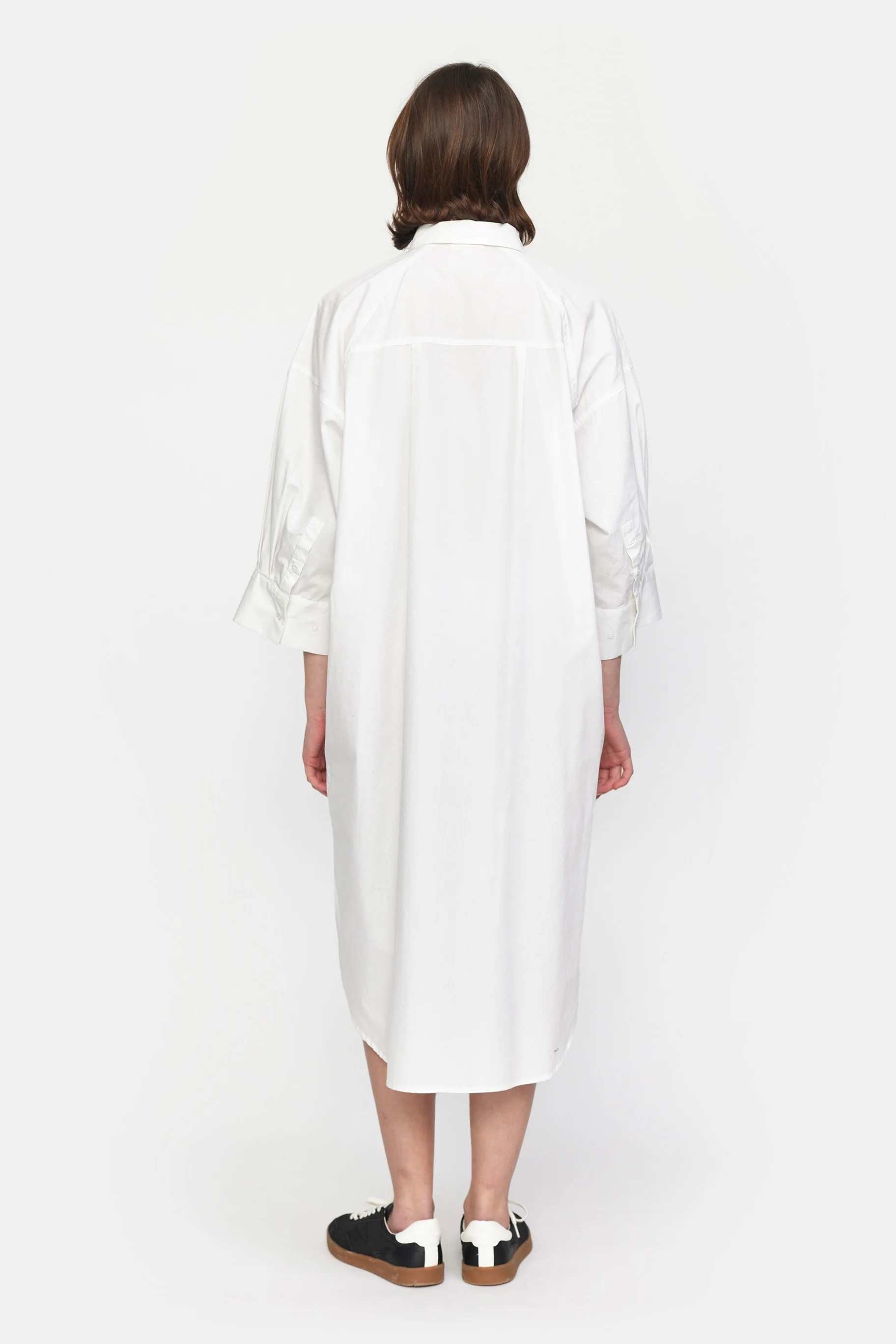 Calla Shirt Dress | White | Skjortekjole fra Esmé studio - Image 3