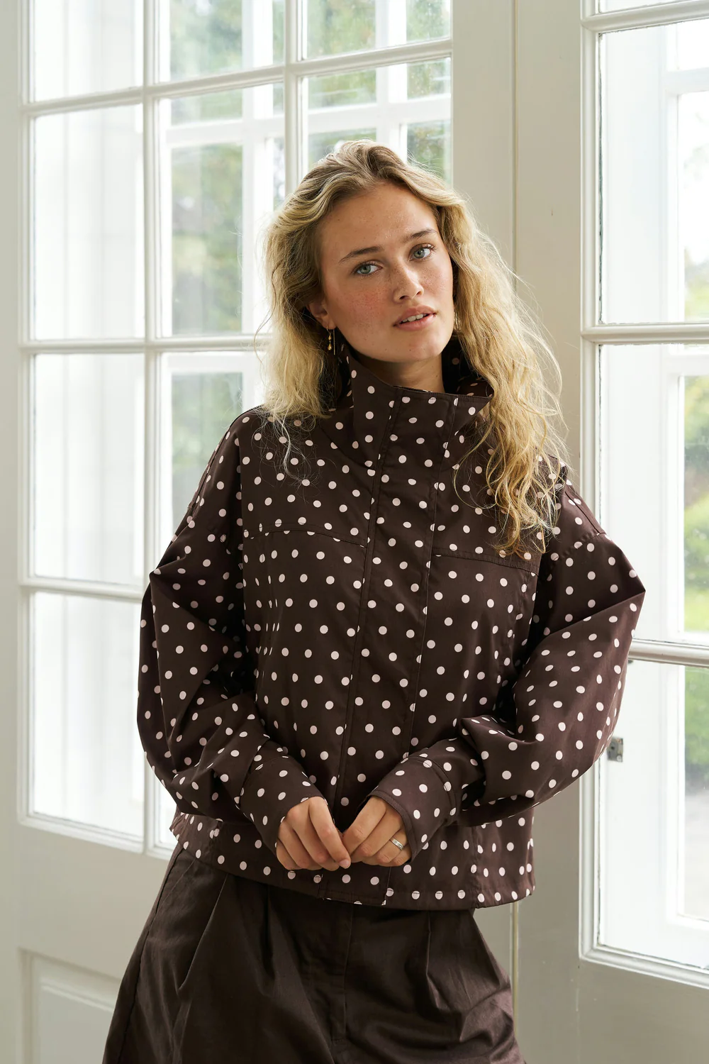 Callisa Dot Jacket | Brown | Jakke fra Neo Noir