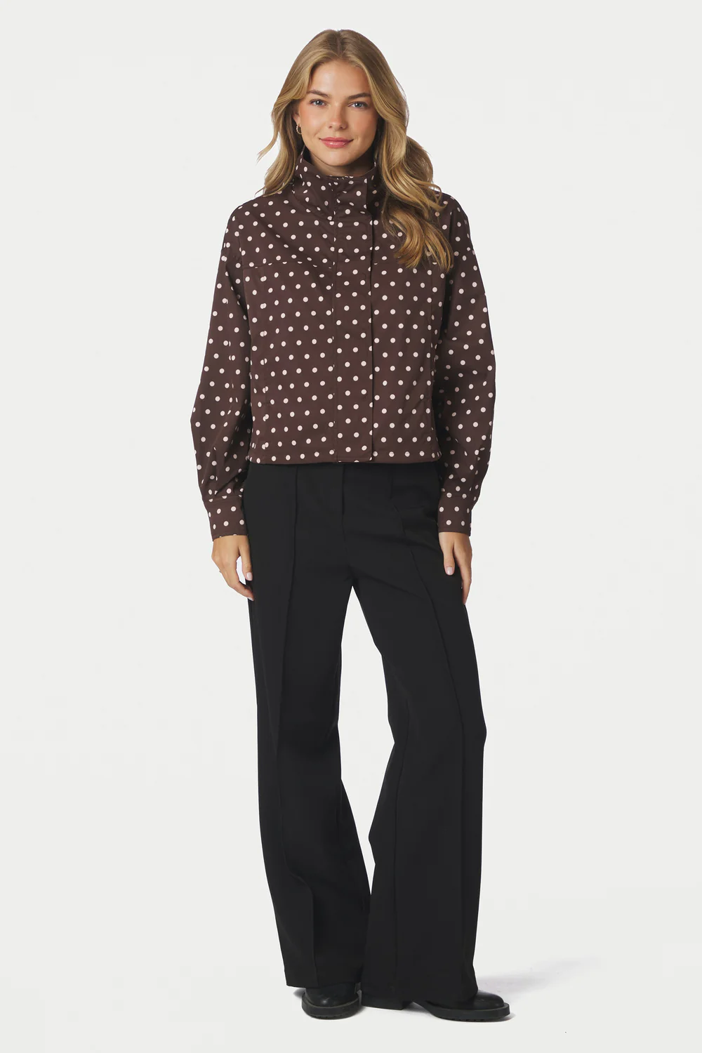 Callisa Dot Jacket | Brown | Jakke fra Neo Noir - Image 6
