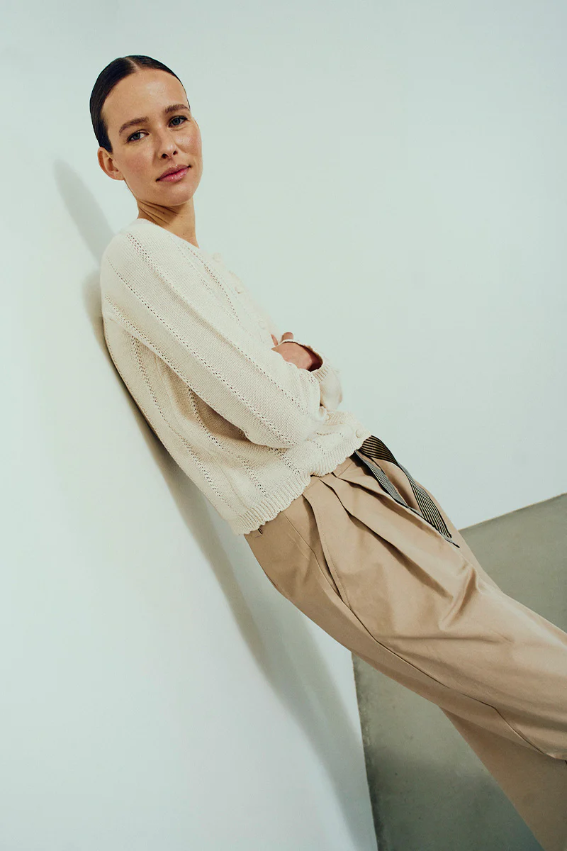 Cana Pants 207408 | Silver Mink | Bukser fra Freequent - Image 9