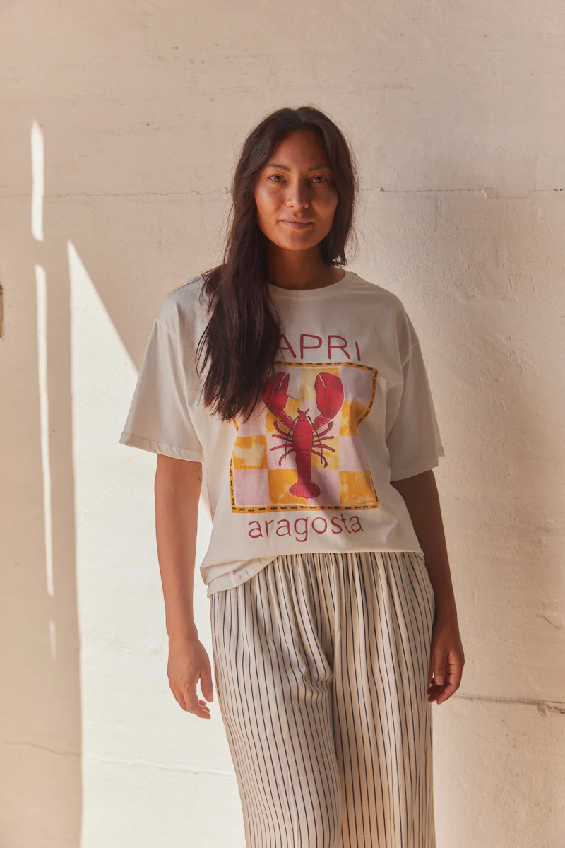 Capri Aragosta Tee | T-shirt fra Atelier C - Image 3