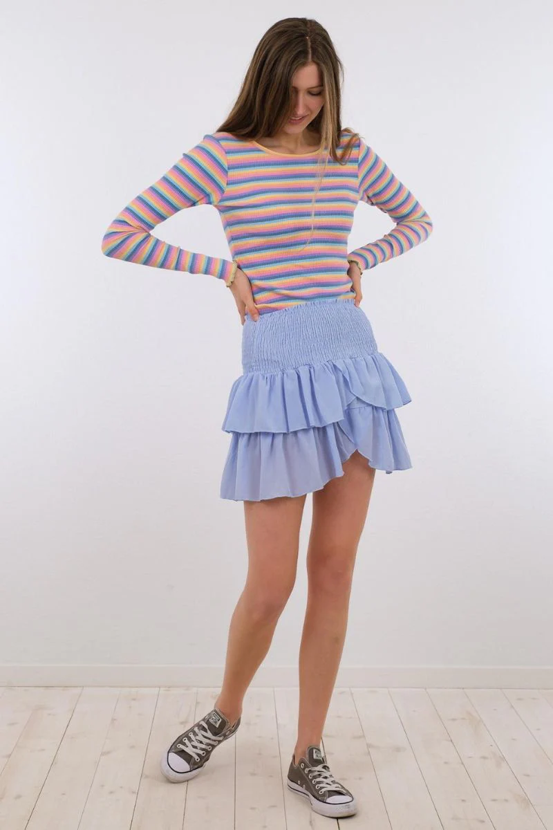 Carin R Skirt 158315 | Light Blue | Nederdel fra Neo Noir - Image 5