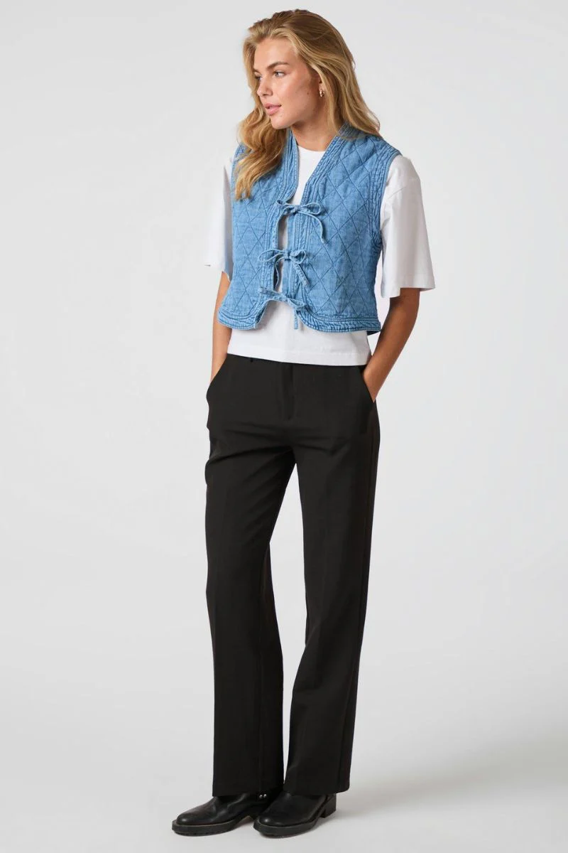 Carine Denim Vest | Blue | Vest fra Neo Noir - Image 3