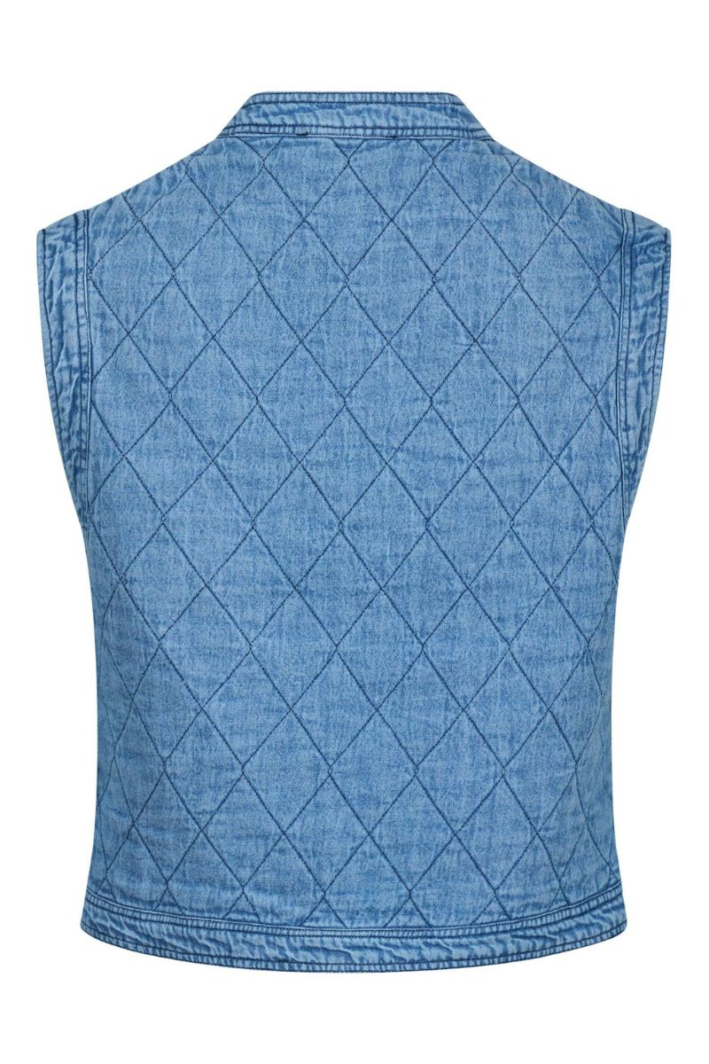 Carine Denim Vest | Blue | Vest fra Neo Noir - Image 4