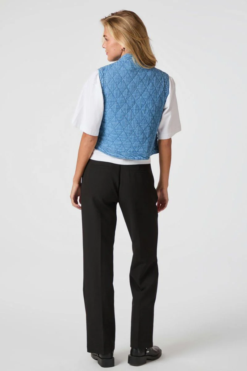 Carine Denim Vest | Blue | Vest fra Neo Noir - Image 5