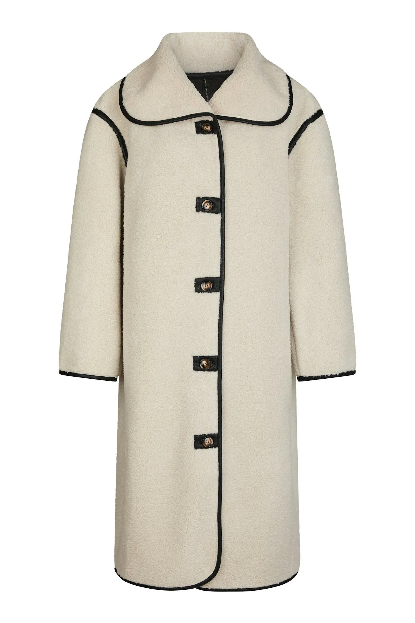 Carmen Teddy Coat | Ivory | Jakke fra Neo Noir - Image 2