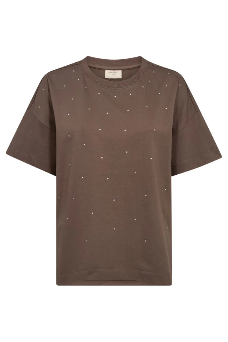 Carol Tee 205697 | Morel | T-Shirt fra Freequent - Image 2