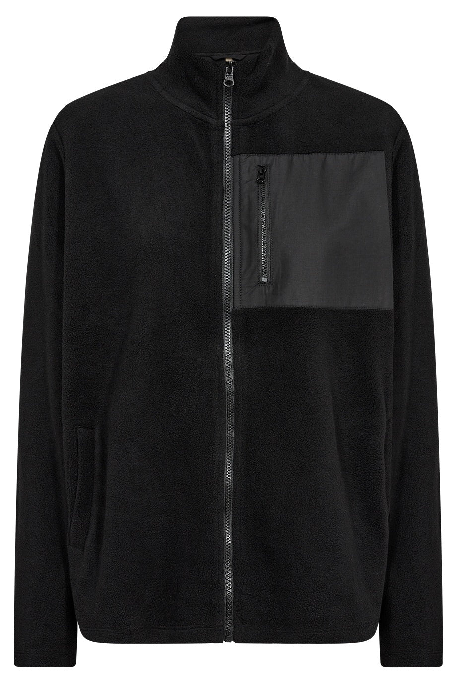 Carrow Fleece Jacket | Sort | Jakke fra French Laundry - Image 2
