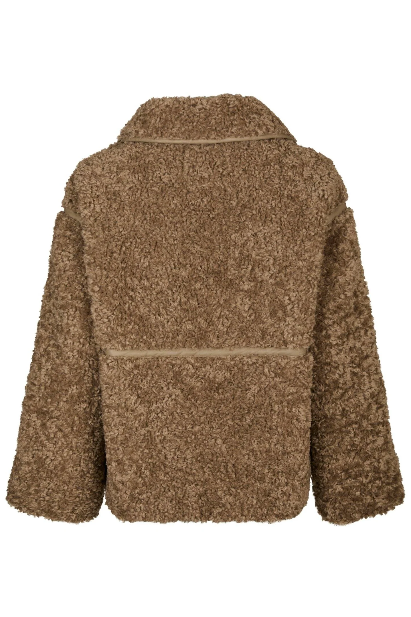 Castor Faux Fur Jacket | Taupe | Jakke fra Neo Noir - Image 6