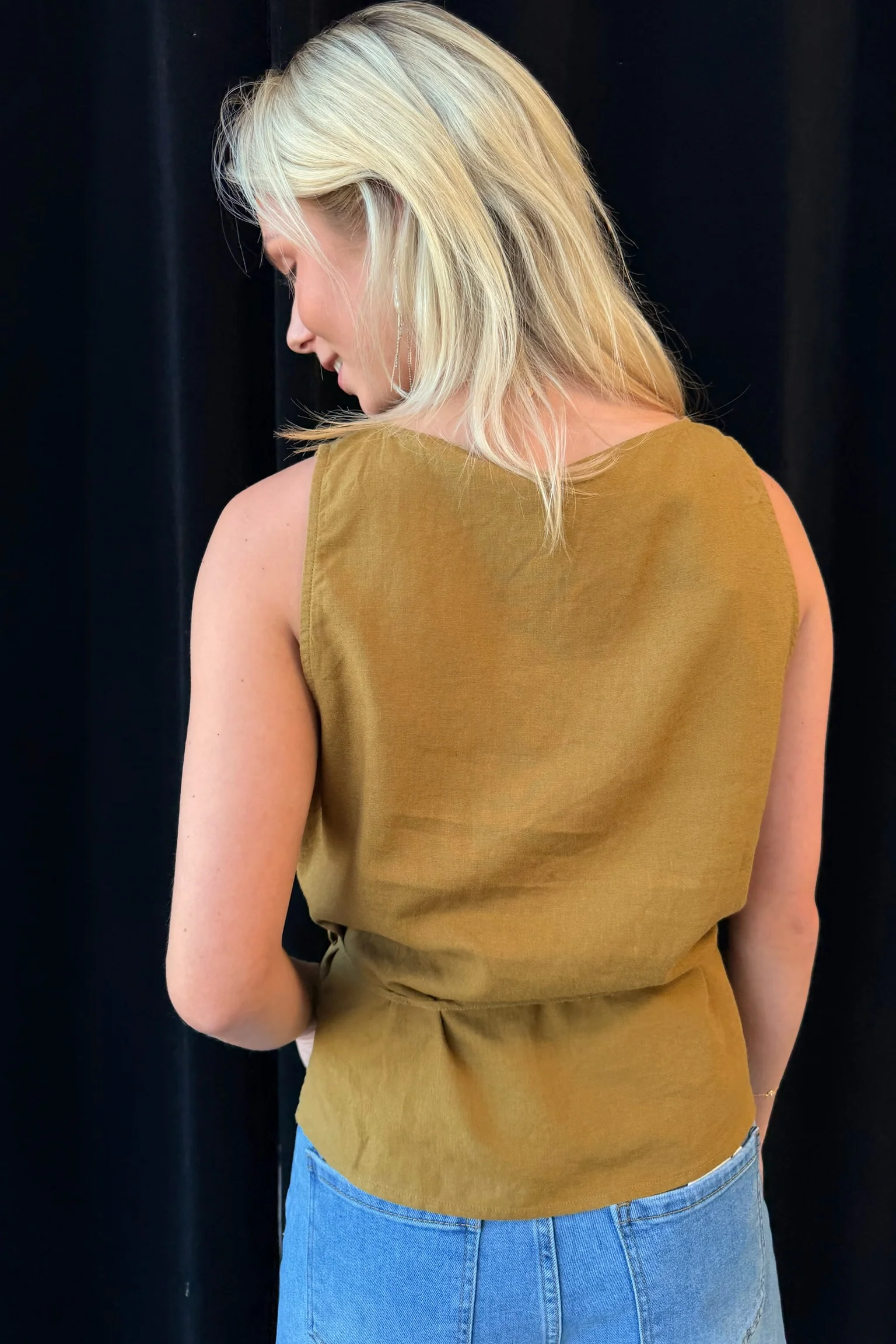 Chloe Coco Top | Army | Top fra French Laundry - Image 5