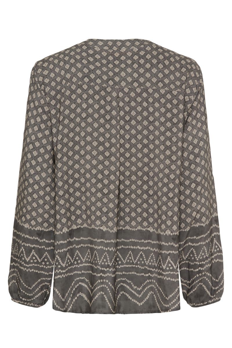 Christelle Shirt | Grigio | Skjorte fra Marta du Chateau - Image 2