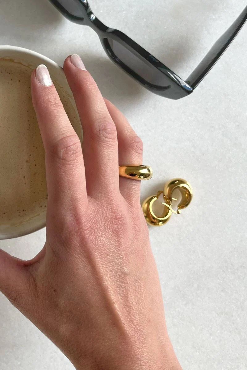 Chunky Charm Ring | Forgyldt | Ring fra Birdsong - Image 2