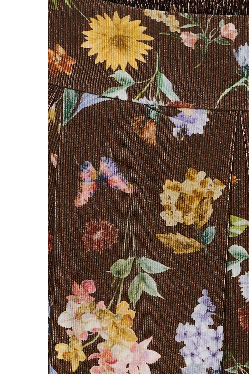 Ciela Skirt | Brown Print | Nederdel fra Marta du Chateau - Image 2