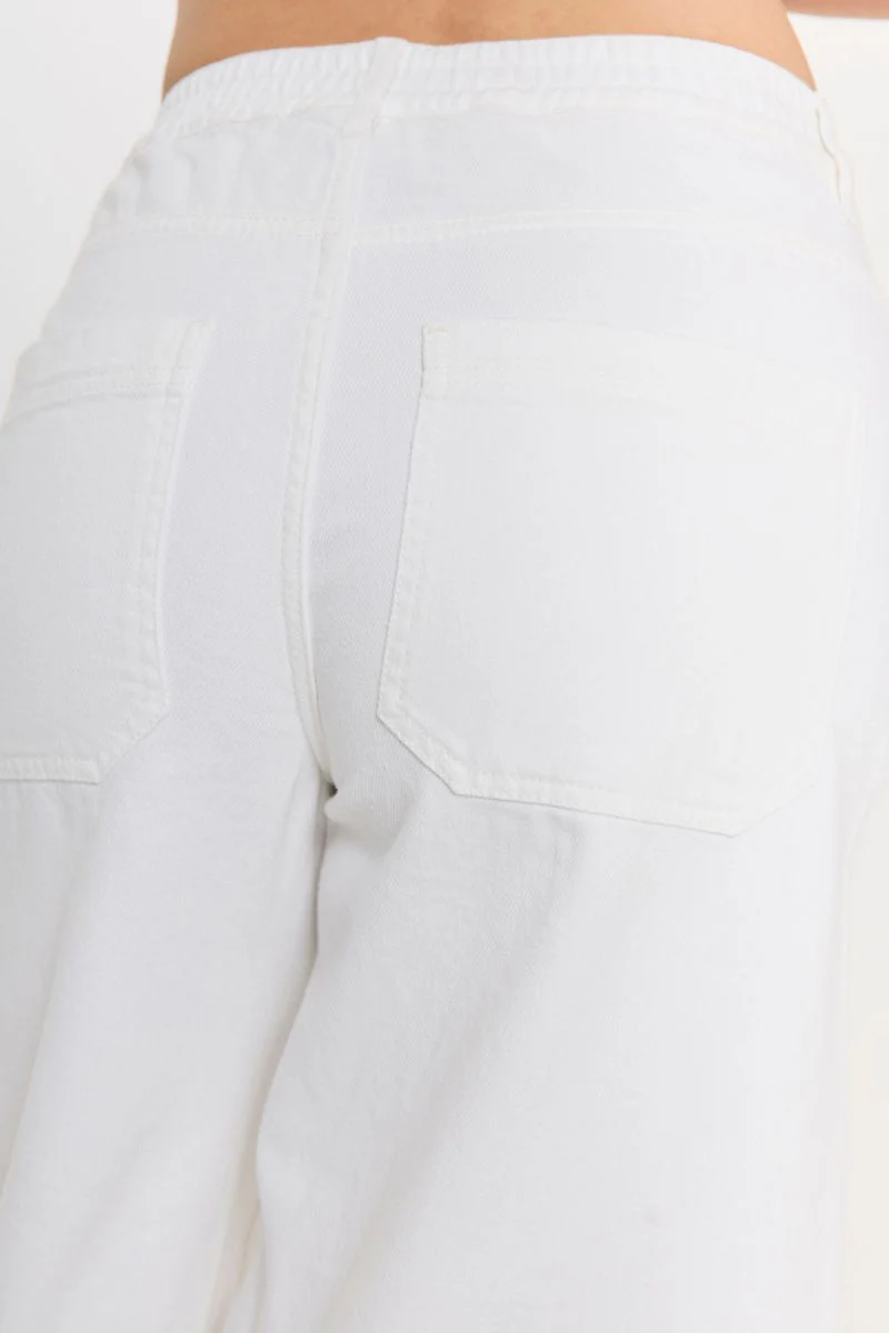 Cilla Shorts 206123 | Brilliant White | Shorts fra Freequent - Image 16